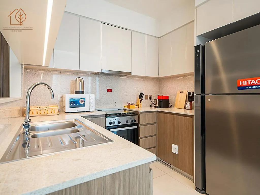 Stunning 3-Bedroom Home With Panoramic Burj Khalifa Views From High Floor 193Br-3 ドバイ アパート