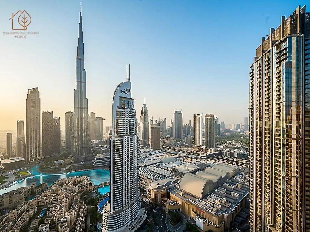 アパート Stunning 3-Bedroom Home With Panoramic Burj Khalifa Views From High Floor 193Br-3 ドバイ